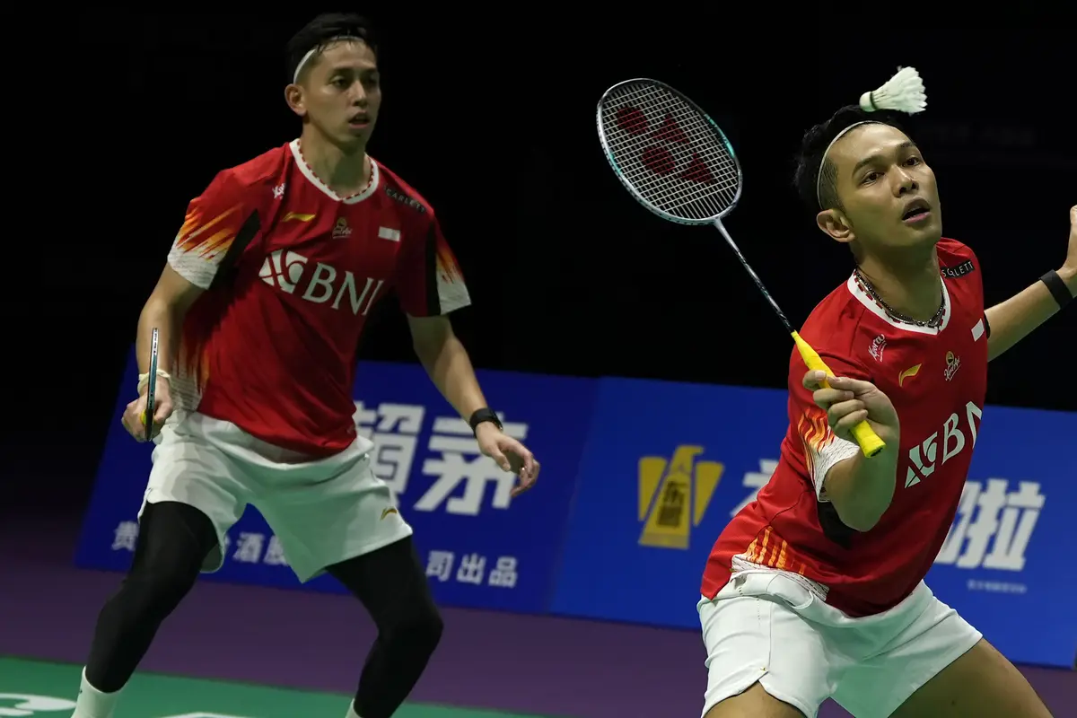 Foto: Jalan Mulus Indonesia ke Final Piala Thomas 2024, Chinese Taipei Tak Berdaya