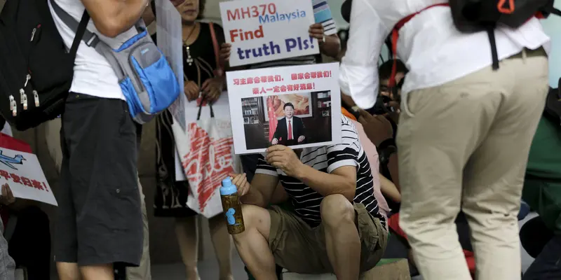 20150806-Puing MH370 Terkonfirmasi, Keluarga Minta Pencarian Dilanjutkan-China
