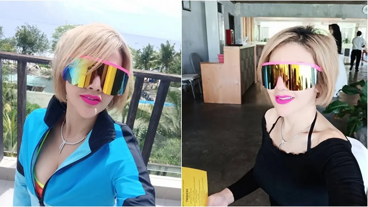 7 Momen Liburan Barbie Kumalasari di Bali, Kacamata Besarnya Curi Perhatian