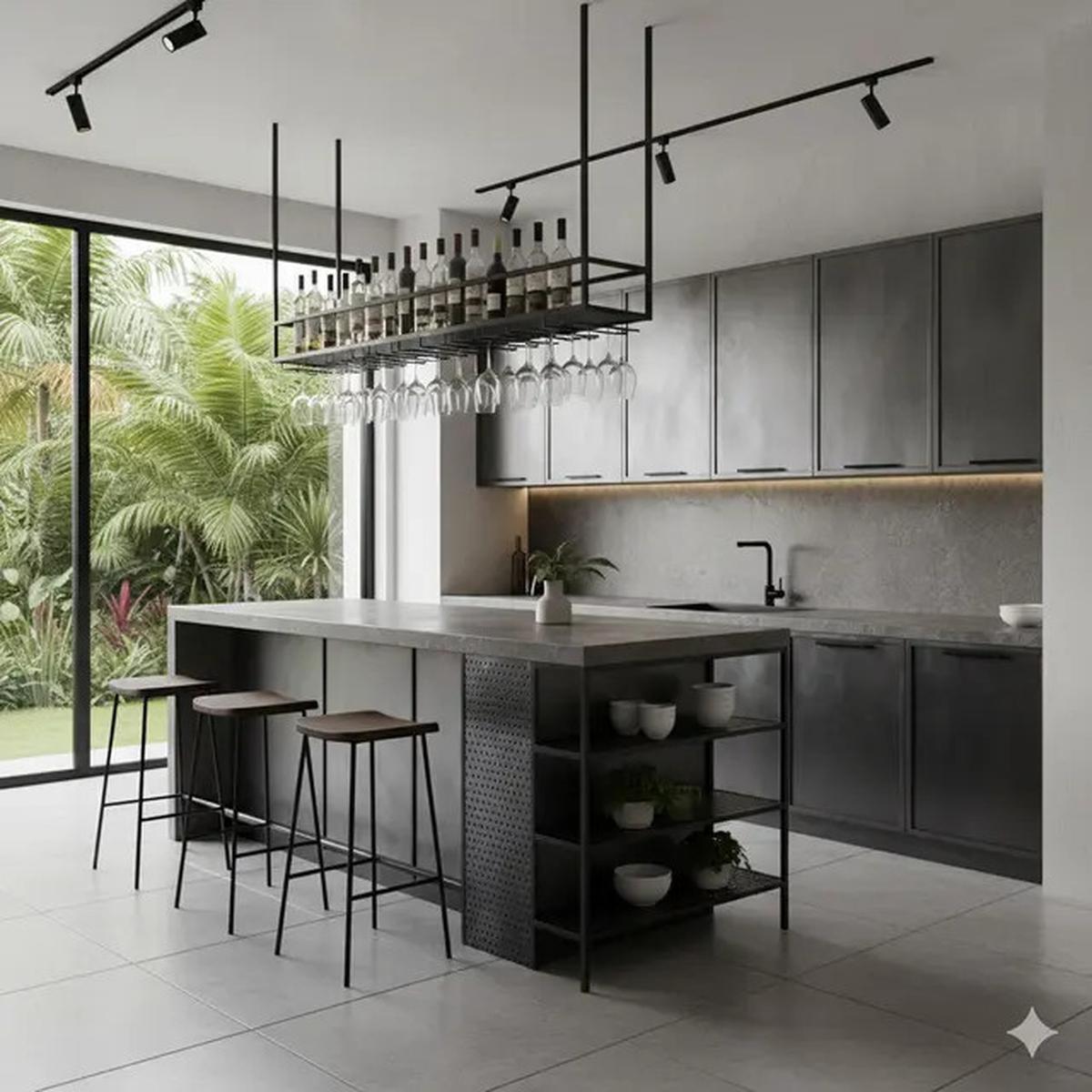 7 Model Dapur Bartender Minimalis, Desain Stylish yang Praktis untuk Rumah Modern 2025