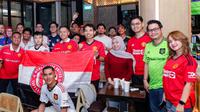 Manchester United Supporter Club Indonesia (MUSCI) saat nonton bareng laga Manchester United kontra Arsenal pada pekan pertama Premier League 2025/2026. (Dok. MUSCI)