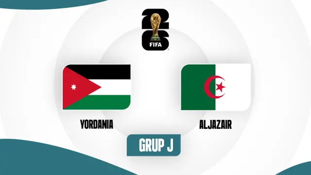 Yordania vs Aljazair, Piala Dunia 2026
