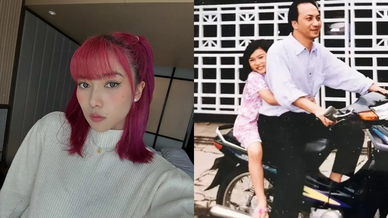 Isyana Sarasvati saat muda