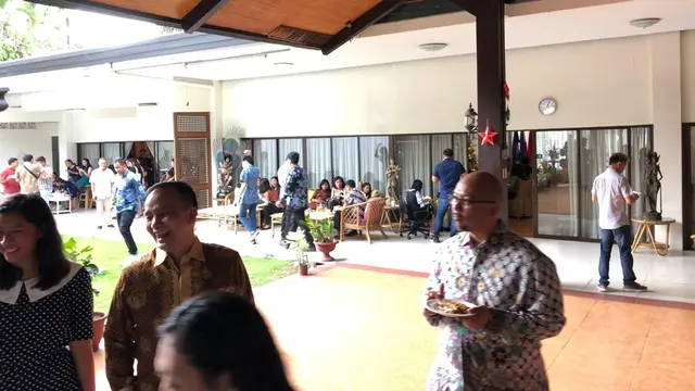 Open House Natal 2019 dan Tahun Baru 2020 yang diselenggarakan Dubes RI di Filipina. (Dokumentasi KBRI Manila)