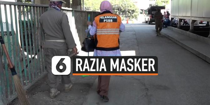 VIDEO: Razia Masker, PNS dan Petugas Kebersihan Terjaring Tidak Memakai Masker