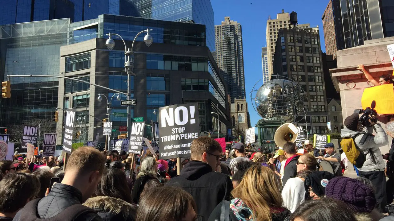 Not My President Day di New York City
