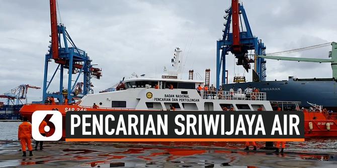 VIDEO: Cuaca Buruk Pencarian Korban Sriwijaya Air SJ 182 Dihentikan