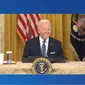 Presiden AS Joe Biden dalam pertemuan White House Competition Council. Dok: YouTube The White House