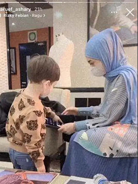 Celine Evangelista (Instagram/@maruef_ashary)