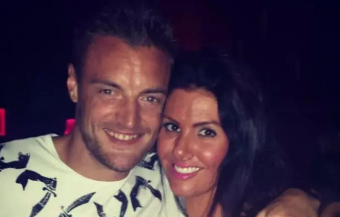 Rebekah (kanan) bersama suaminya, Jamie Vardy.