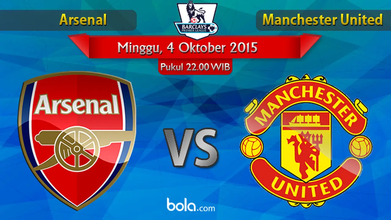 Arsenal vs Manchester United (Bola.com/Rudi Riana)