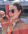Arumi Bachsin turun gunung dengan mengikuti lari marathon di Bromo Marathon 2023 [@arumibachsin_94]