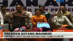 Goyang Maumere ini dilakukan Presiden Joko Widodo atau Jokowi dalam acara penutupan pelatihan akbar bagi guru pendidikan anak usia dini. 