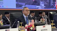 Mendag Zulkifli Hasan saat menyampaikan pidato pembuka Indonesia dalam Pertemuan Tingkat Menteri Perdagangan dan Industri (Trade and Investment Ministerial Meeting/TIMM) G20 hari ini, Kamis (24/8) di Jaipur, India.