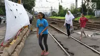 Nyawa Satu Keluarga Melayang di Perlintasan Kereta Api Sebidang