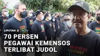 Menteri Sosial Saifullah Yusuf mengungkap fakta mengejutkan. Ada 70 persen pegawai Kemensos terlibat judi online. Nilai transaksi judi onlinenya bervariasi. Rata-rata Rp4 juta, tapi ada juga yang mencapai lebih dari Rp2 miliar.