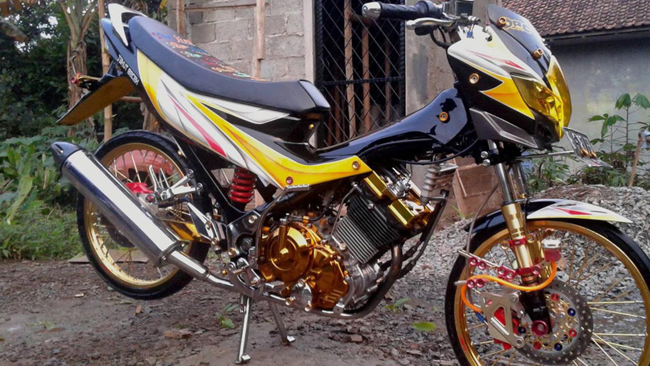 Modifikasi Satria FU (Foto: Erlangga)
