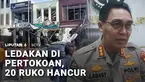 Ledakan keras mengguncang kompleks pertokoan di Pakuwon City, Surabaya, Selasa pagi. Akibat insiden itu, sekitar 20 bangunan ruko rusak, dan lima karyawan rumah makan dilaporkan terluka.