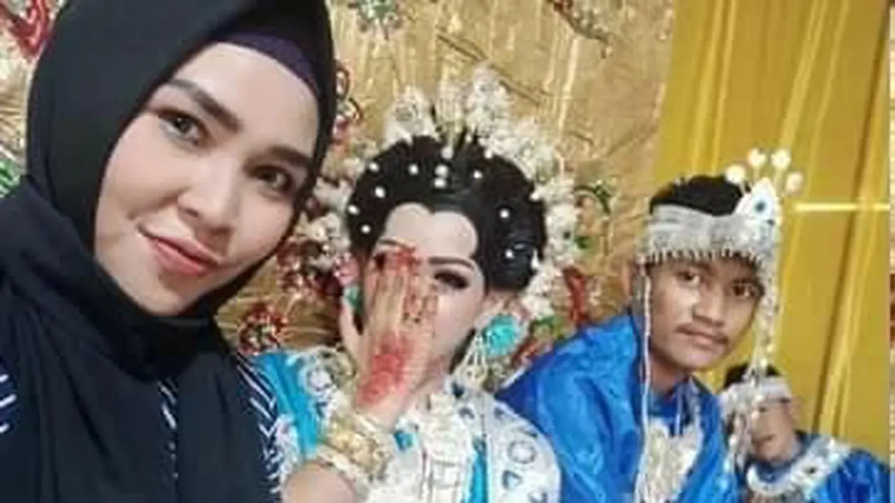 Resepsi Aksa dan Mita (Facebook/Istimewa)