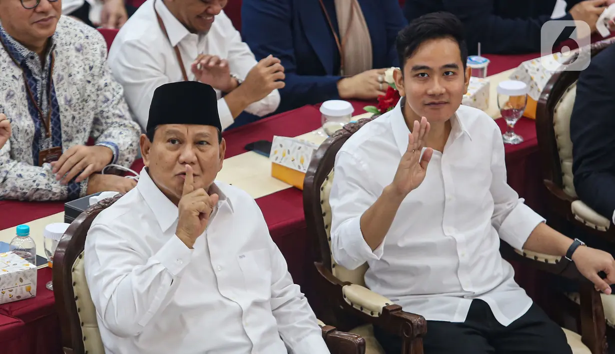 Selanjutnya, Prabowo-Gibran akan menjalani pelantikan sebagai Presiden dan Wakil Presiden periode 2024-2029 pada Oktober mendatang. (Liputan6.com/Angga Yuniar)