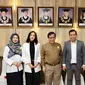 Launching Portal MBKM Universitas Terbuka dan MBKM Expo yang digelar di Universitas Terbuka Convention Center, Jakarta, Senin (29/4).