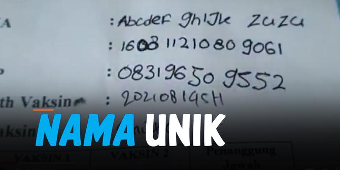 VIDEO: Viral, Anak ini Bernama ABCDEFGHIJK Zuzu