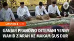 Calon Presiden nomor urut 3, Ganjar Pranowo berziarah ke makam Presiden ke-4 Abdurrahman Wahid. Ganjar didampingi putri Gus Dur, Yenny Wahid yang merupakan Dewan Penasehat Pemenangan Nasional Ganjar-Mahfud.