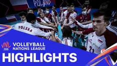Berita Video, Highlights Volleyball Nations League Polandia Vs Iran (3-0) pada Selasa (22/6/2021)