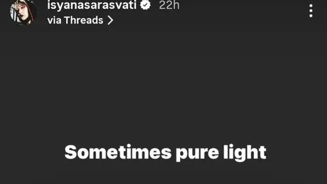 Unggahan Suami Isyana Sarasvati. (Instagram/ isyanasarasvati)