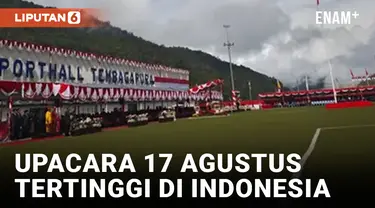 Pecahkan Rekor Muri, Freeport Gelar Upacara 17 Agustus di Tempat Tertinggi