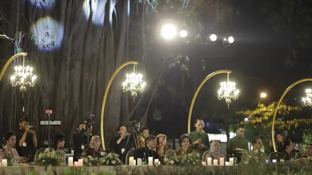 Suasana ketika Royal Heritage Dinner bersama Kanjeng Gusti Pangeran Adipati Arya Mangkoenagoro X