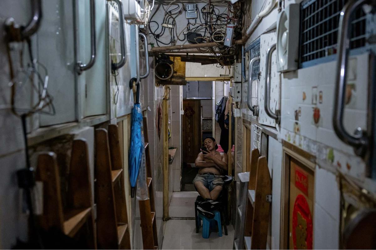 Rumah peti mati di Hong Kong