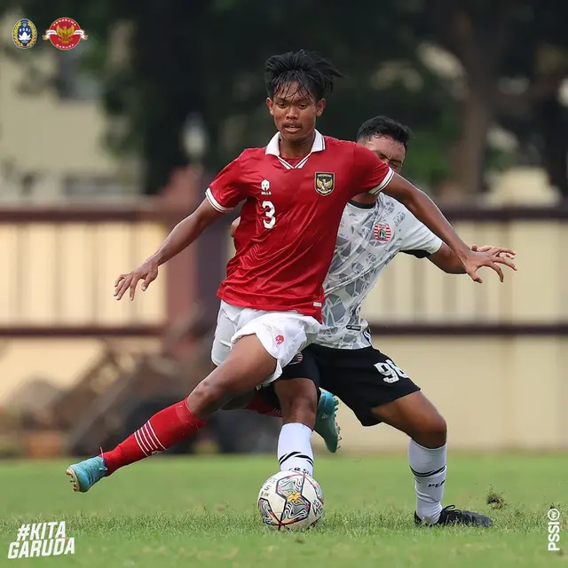 Timnas Indonesia U-20 kalah 1-2 dari Persija Jakarta U-18.