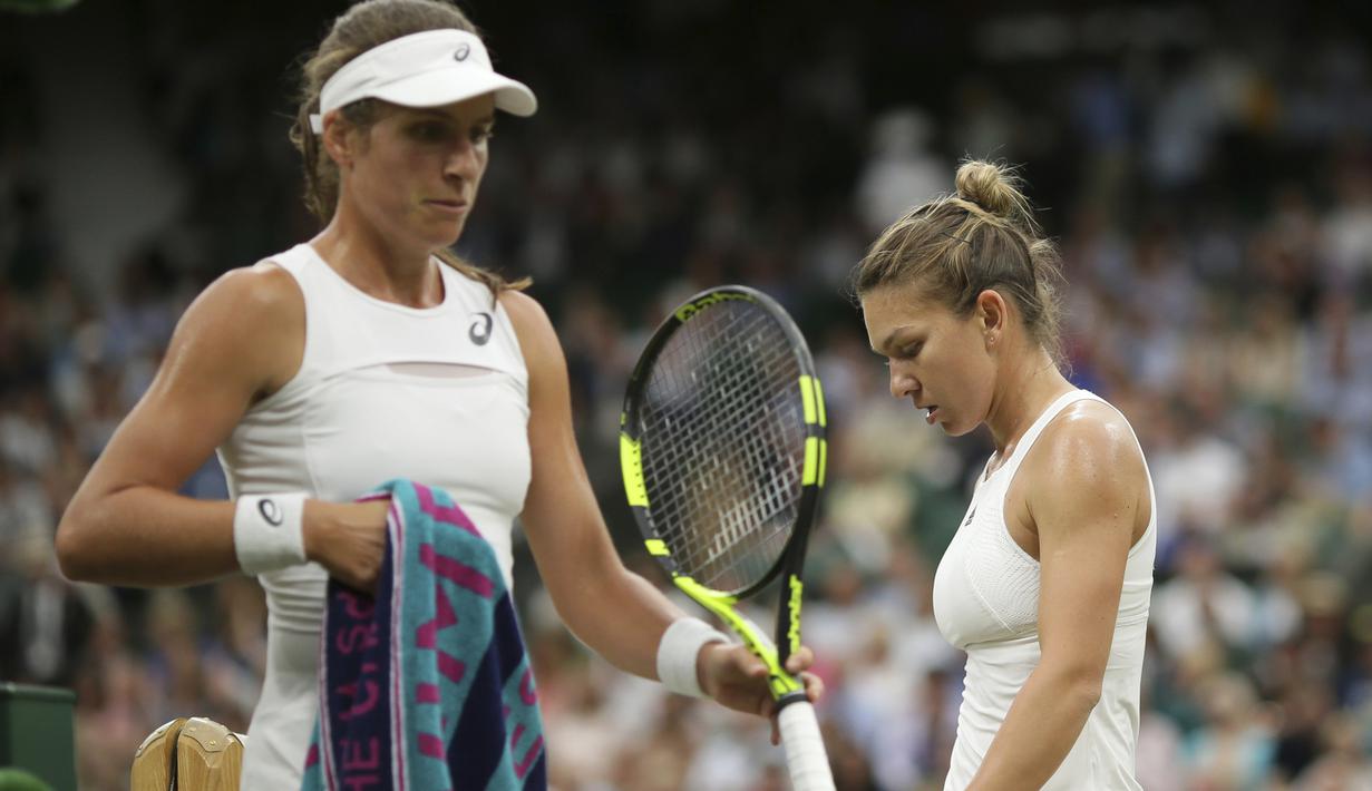 Foto Kalahkan Simona Halep Petenis Tuan Rumah Johanna Konta Lolos Ke Semifinal Page 1 Ragam Bola Com