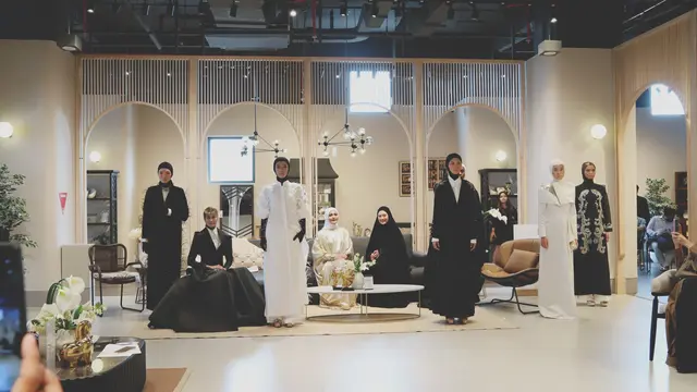 Inspirasi Busana Monokrom Sebagai Pilihan Baju Lebaran dari Diniira X Vivere