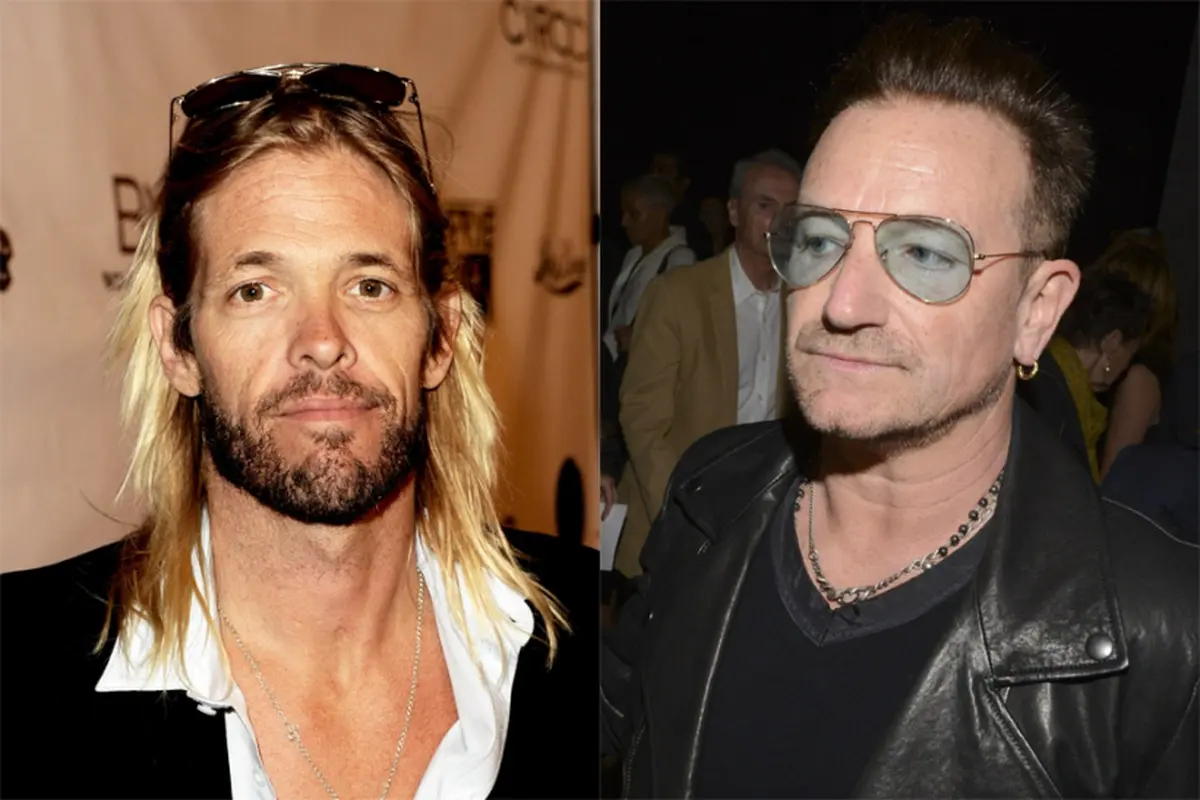 Taylor hawkins and bono