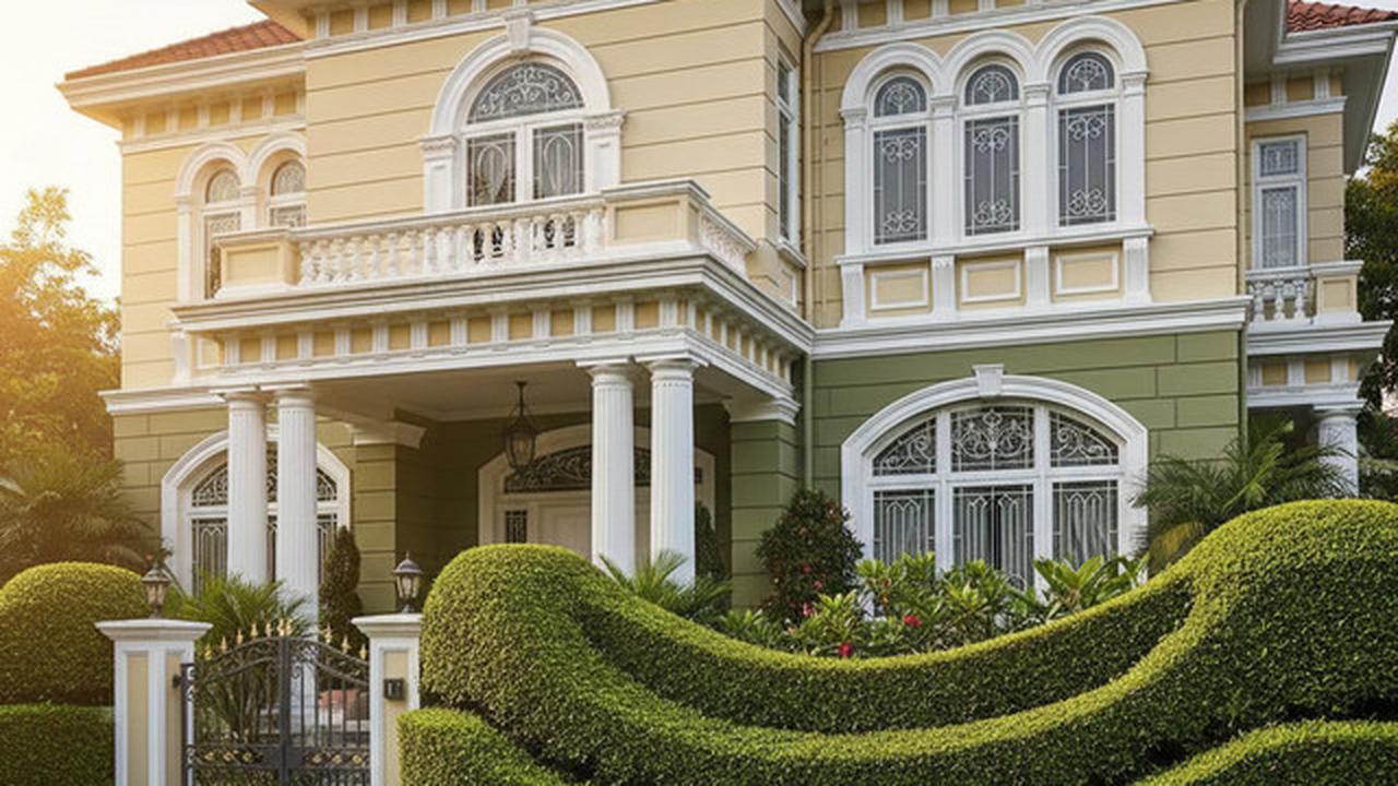 Model Rumah dengan Pagar Teh Tehan