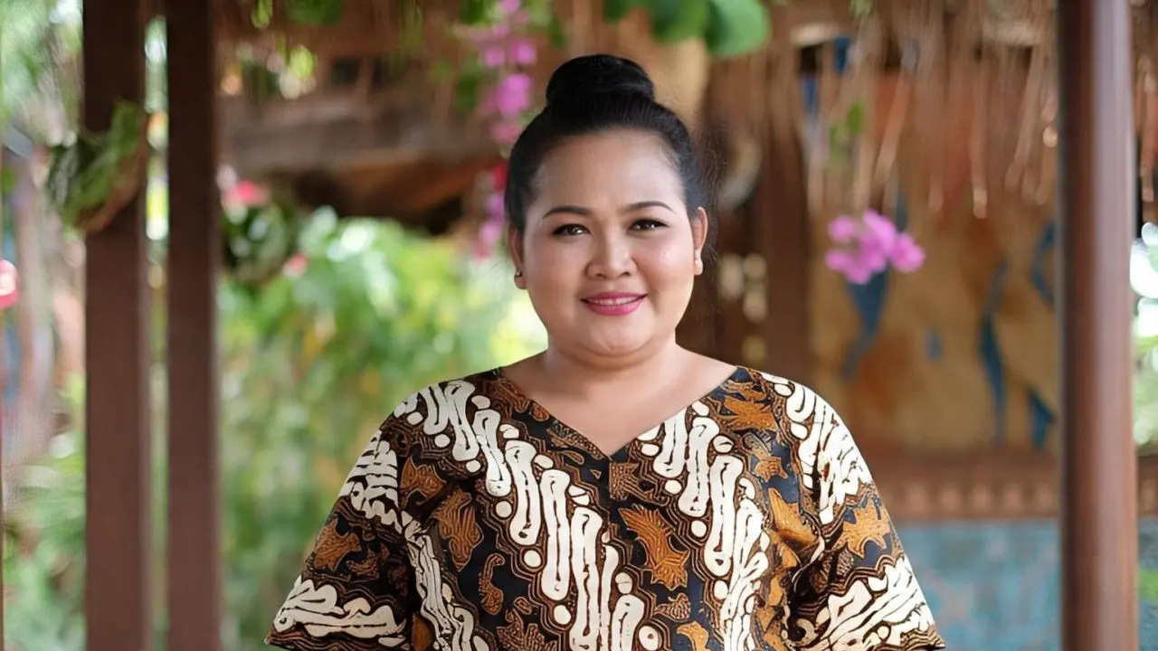 Model Dress Batik Kekinian untuk Orang Gemuk