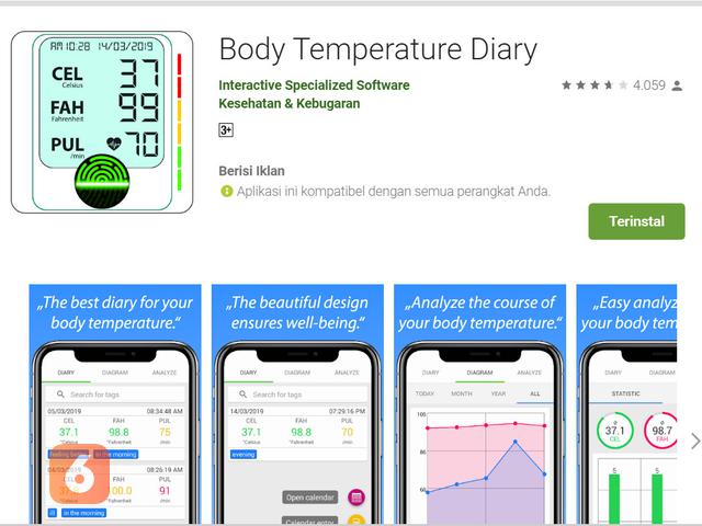 Beredar Pesan Menyesatkan Soal Aplikasi Body Temperature Diary Ini Faktanya Tekno Liputan6 Com