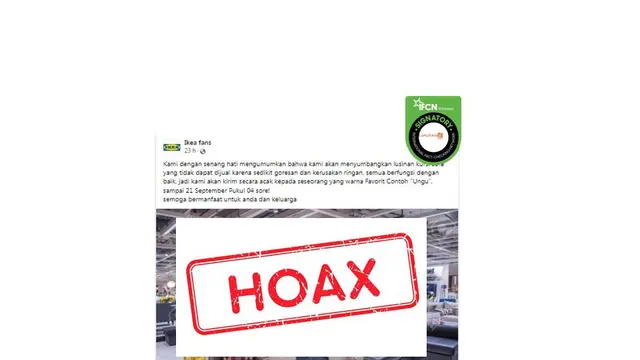 Cek fakta ikea