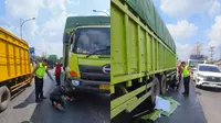 Tragis, Mahasiswi Tewas Terlindas Truk usai Gagal Menyalip