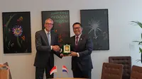 Wakil Menteri Pertanian Sudaryono bertemu dengan Wakil Menteri Pertanian Belanda Yan Kess Goet. (Foto: Istimewa)