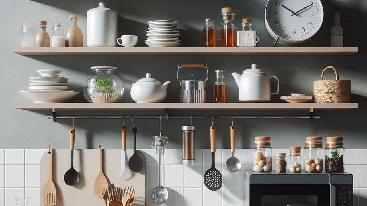 Desain Rak Dapur Minimalis