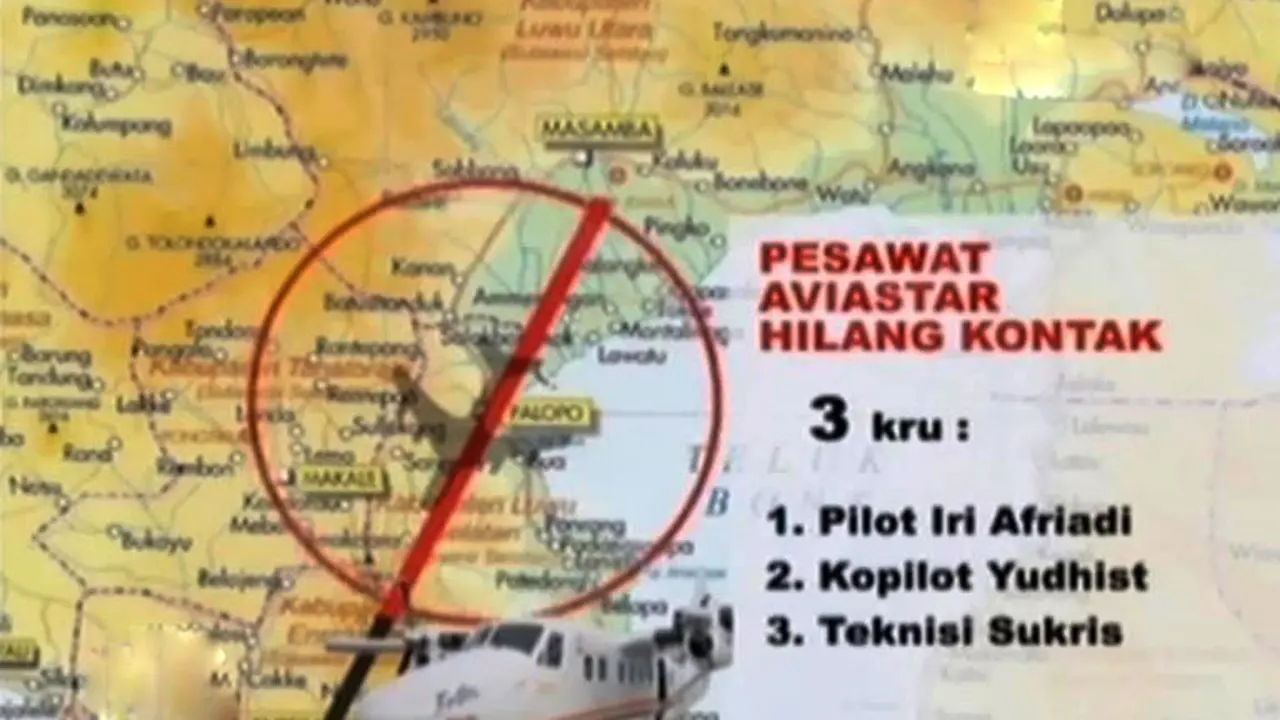 Segmen 2: Pesawat Aviastar Hilang dan Pencarian Terus Dilakukan