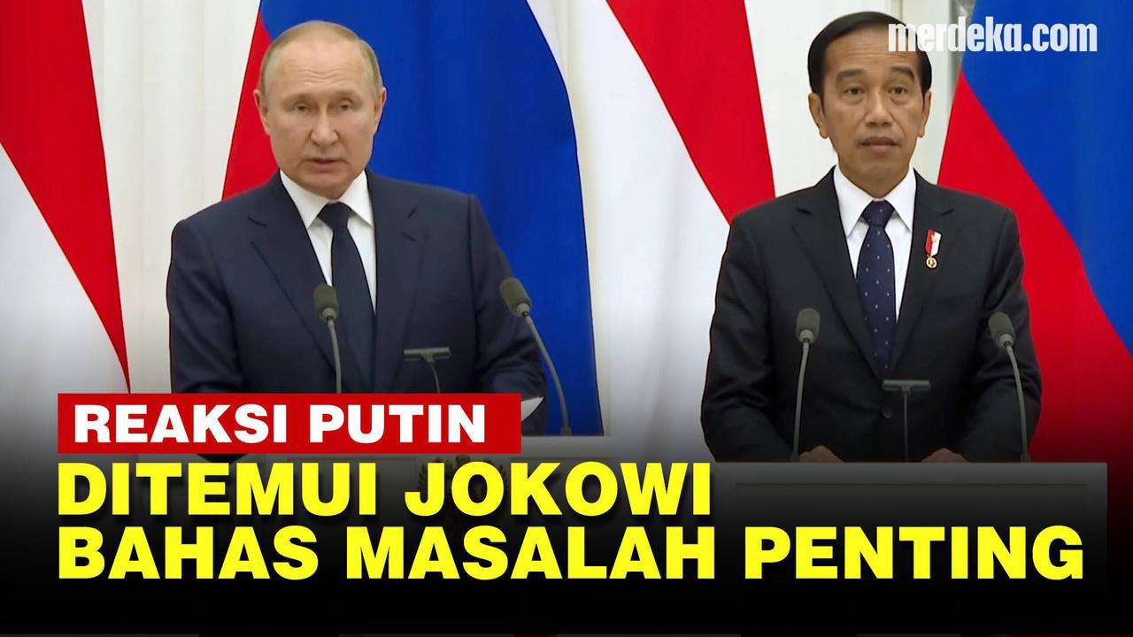 VIDEO: Blak-blakan Putin Ditemui Jokowi di Rusia, Ungkap Masalah Krisis Sesungguhnya