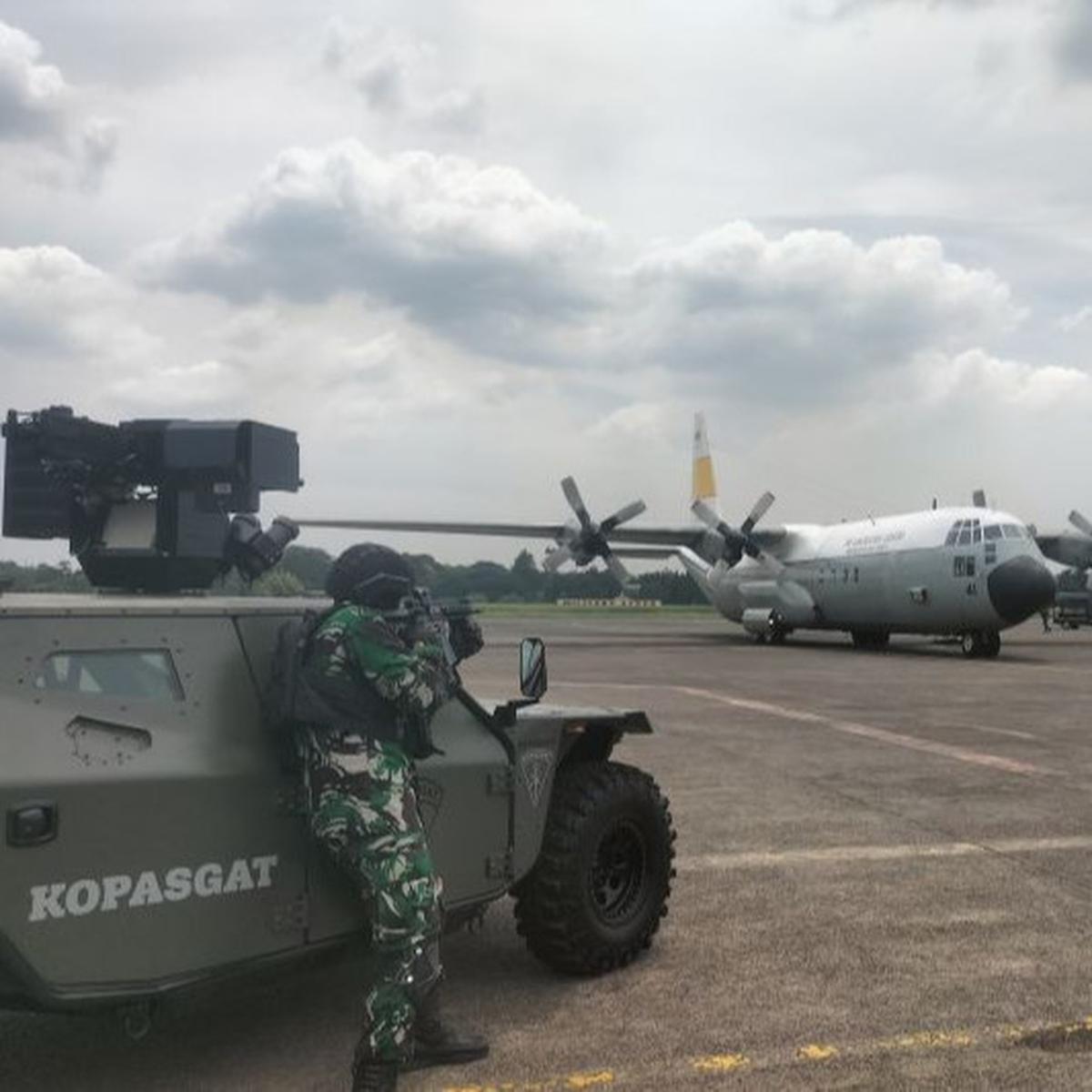 Momen Pasukan Khusus TNI Evakuasi Penumpang Saudi Airlines Mendarat Darurat Usai Dapat Teror Bom