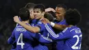 Penjualan jersey dari Chelsea berada pada posisi keempat dengan angka 910.000 per tahun. Jersey bernama Eden Hazard menjadi salah satu yang terlaris. (AFP Photo/Ian Kington)
