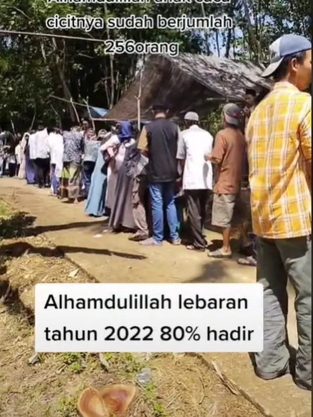 Viral 256 Cucu dan Cicit Kumpul saat Lebaran di Rumah Kakek, Bak Sekampung