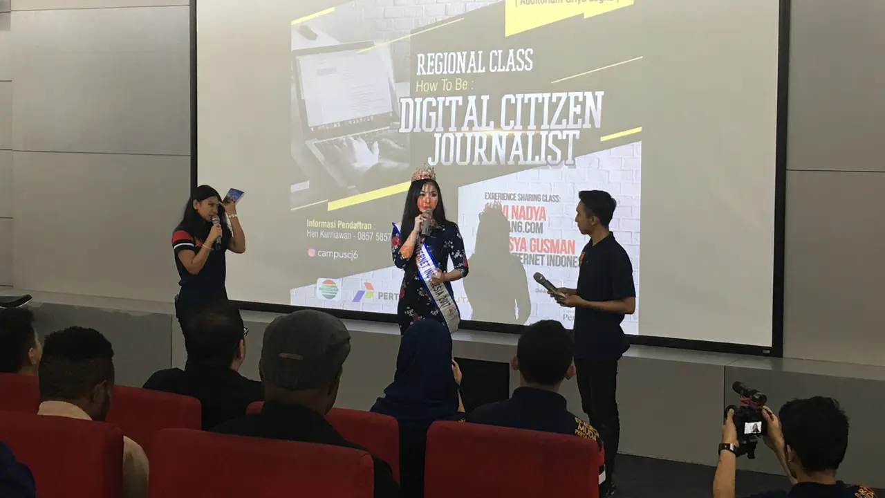 Miss Internet Indonesia 2017 Hadir dalam Seminar Bertajuk “How To Be: Digital Citizen Journalist”
