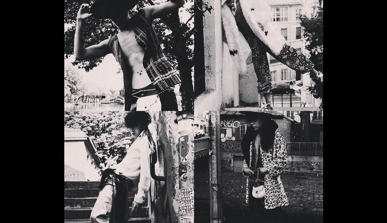 G-Dragon memang memiliki postur yang langsing sehingga membuat dirinya seperti seorang wanita. Tak heran jika G-Dragon disebut sebagai androgini atau pria cantik. (instagram.com/xxxibgdrgn)